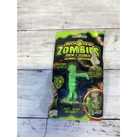 Brain Dead Zombies Halloween Glow In The Dark Grows 600% - Picture 2 of 3